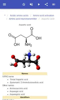 Amino acids android App screenshot 10