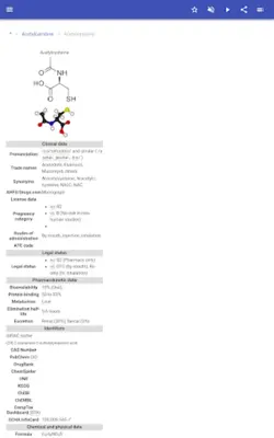 Amino acids android App screenshot 2