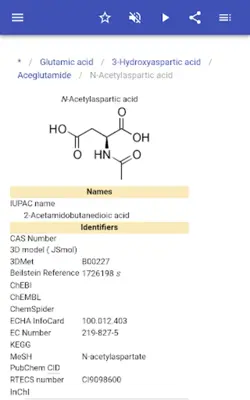 Amino acids android App screenshot 5