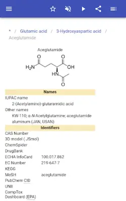 Amino acids android App screenshot 6