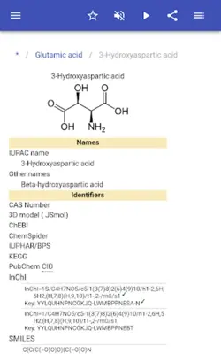 Amino acids android App screenshot 7